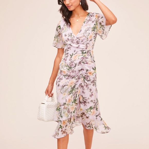 Astr Dresses & Skirts - ☀️ ASTR CINCHED MERMAID MIDI DRESS